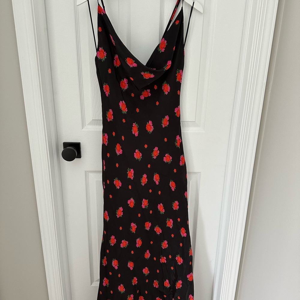 NWT Bardot Monroe Cowl Neck Maxi Dress